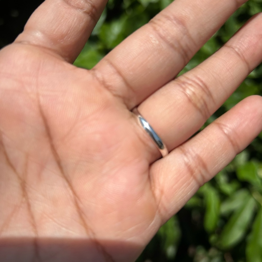Sunflower Sterling Silver Adjustable Ring - image 6